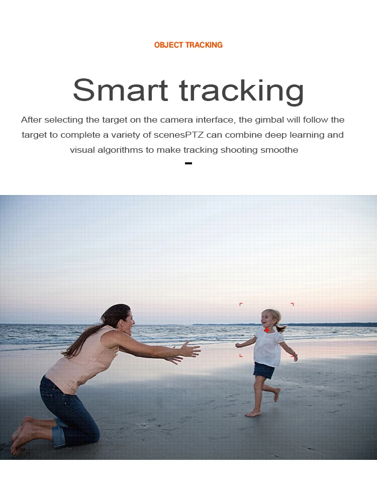 Hot selling 360 degree Rotation Smart Following Shooting Gimbal  Auto Face/body Tracking phone Holder selfie stick B6