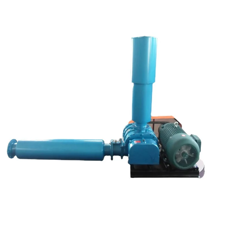 Industrial Biogas Gas Blower Roots Blower Air Pump 2023 manufacturing roots rotary lobe blower aquaculture