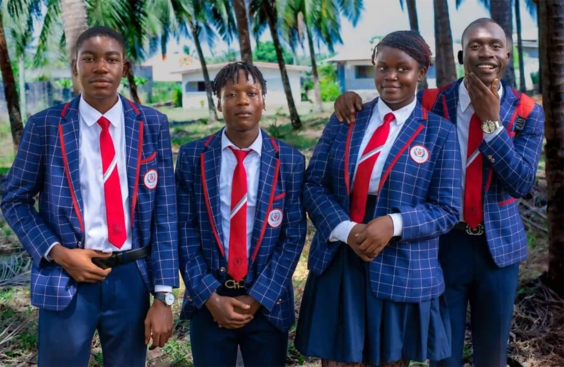 High School Students Class Uniform Boys And Girls Primary School to College Style Shirt Jacket With Pant And Skirt Set