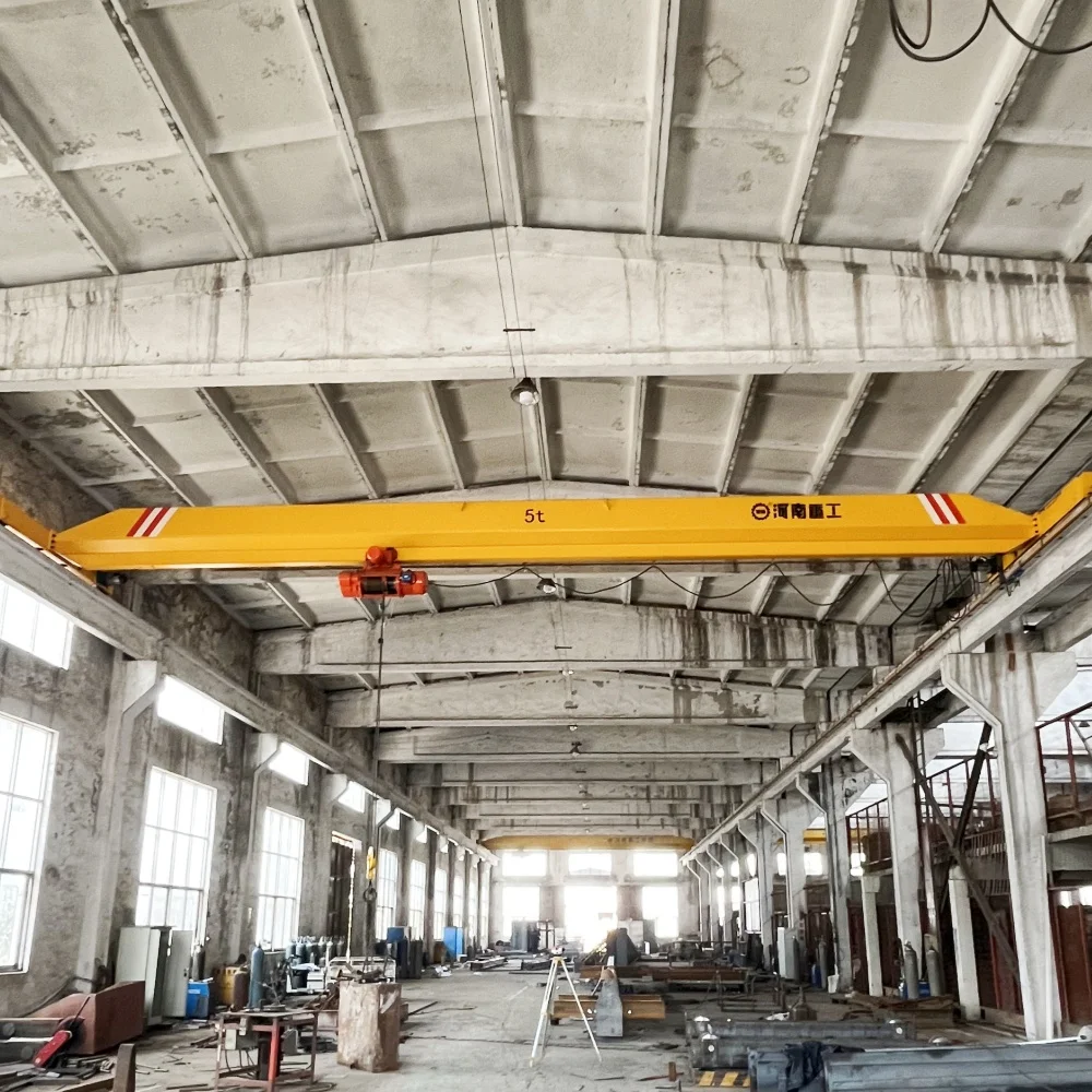 LX Type 5 Ton Trolley Single Girder Overhead Crane with 20m Max. Lifting Height for Sale