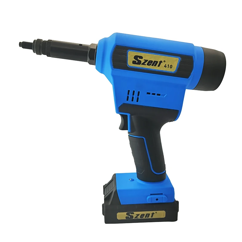 SZENT 410 20V Electric Cordless lithiumbattery  Large Pull Force M3 to M10 Automatic Rivet Nut Gun Tool