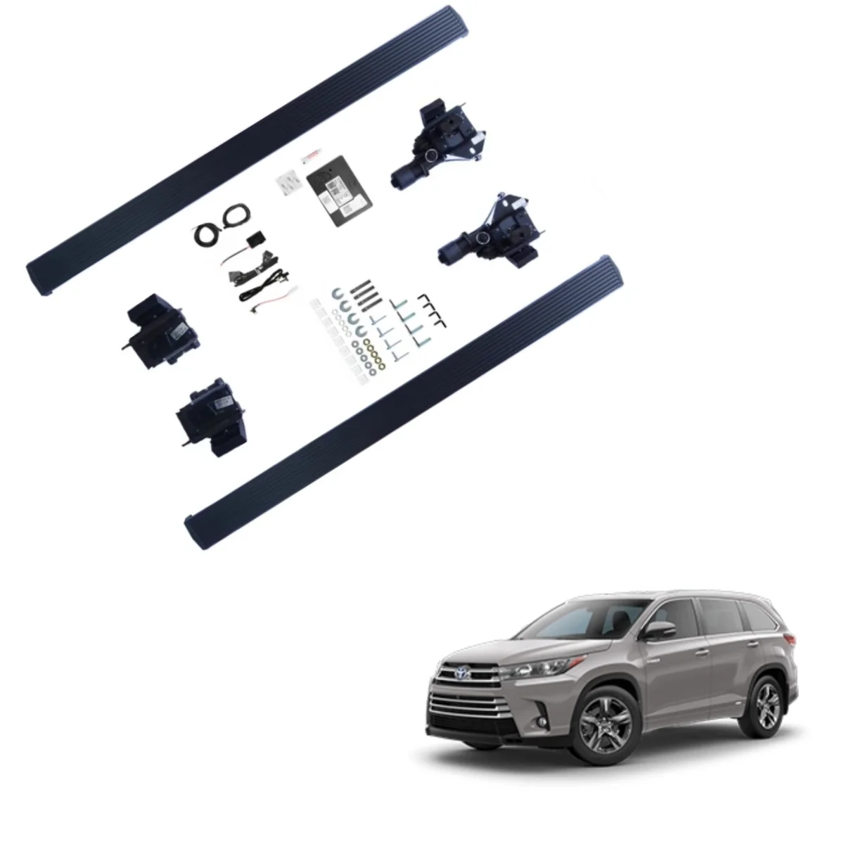 New Electronic running board power side step car side door running board light strip for Toyota Highlander2022+