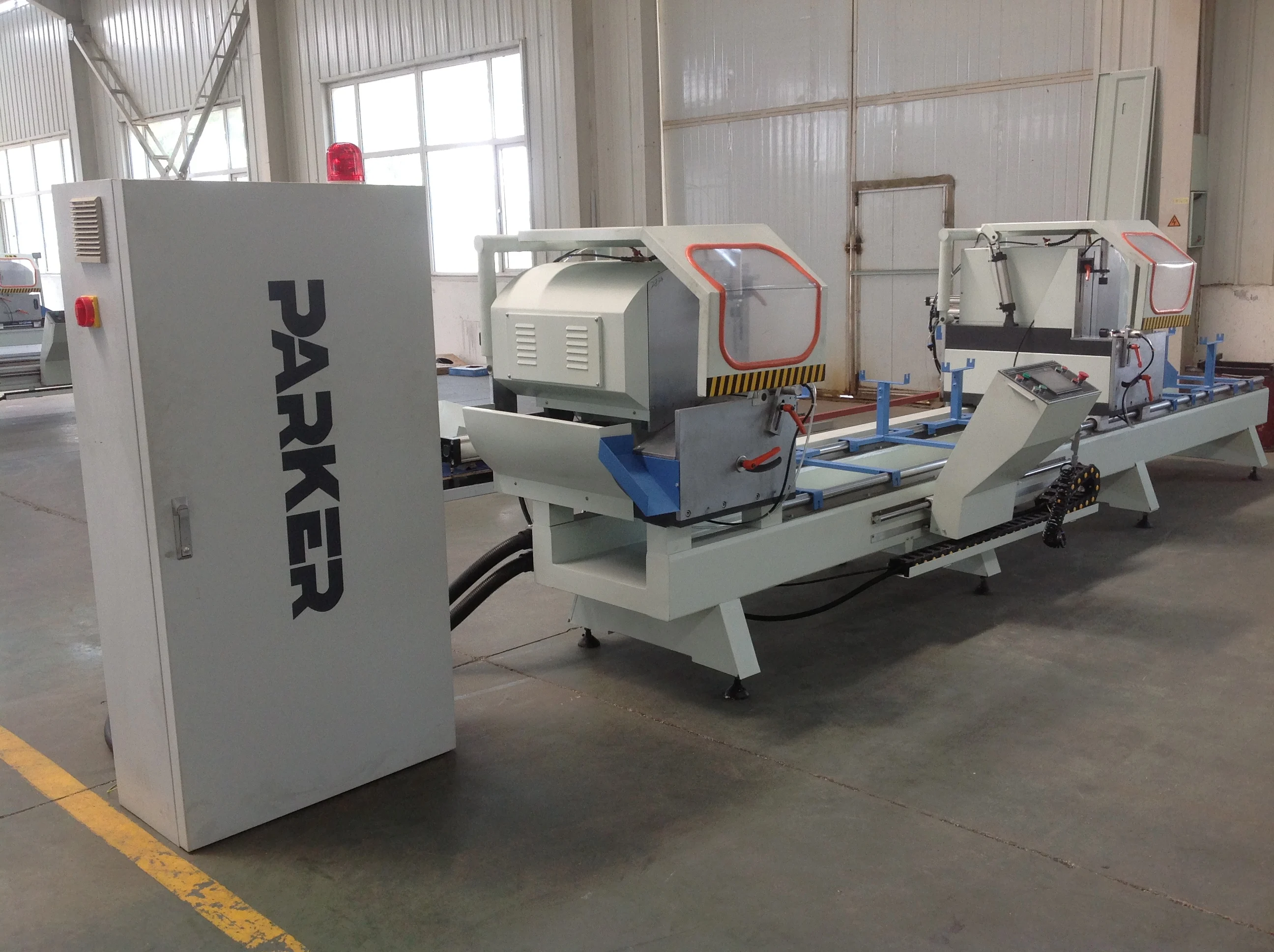 aluminum multi-profile double mitre cutting saw /PVC profile cutting machine/window door making machine