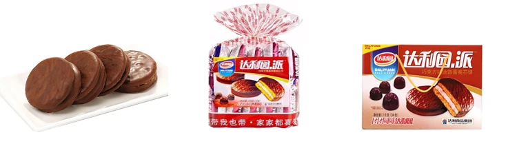 ORION Automatic Chocolate Pie Production Line Sandwich Cake Machine