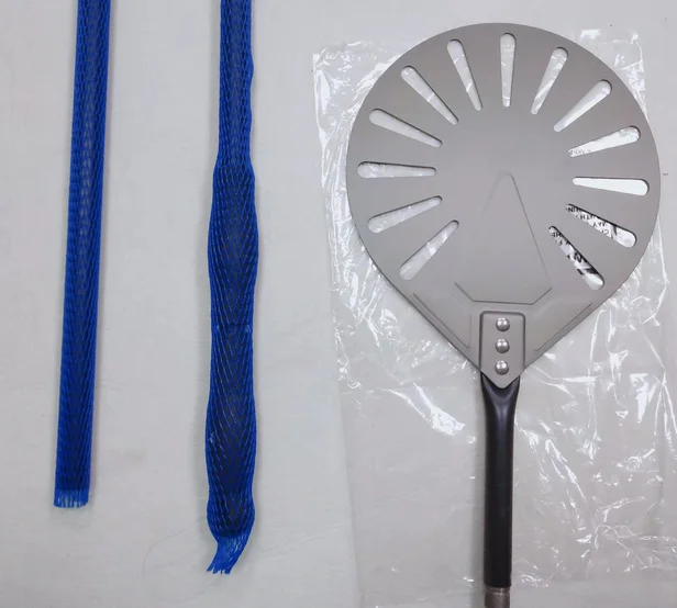 2024 Hot Sale Detachable Pizza Peel Perforated Aluminum Hard-Anodized Pizza Shovel, Used For Kitchen Accessories