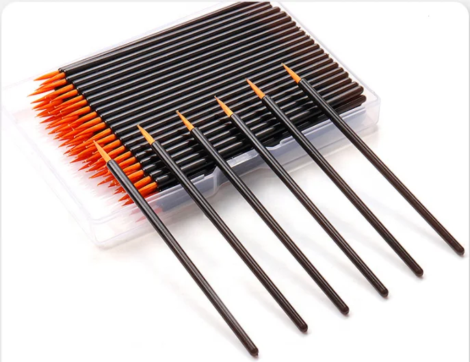 Disposable eyeliner brush Fiber Eyeliner pencil  cream brush  eyeliner brush