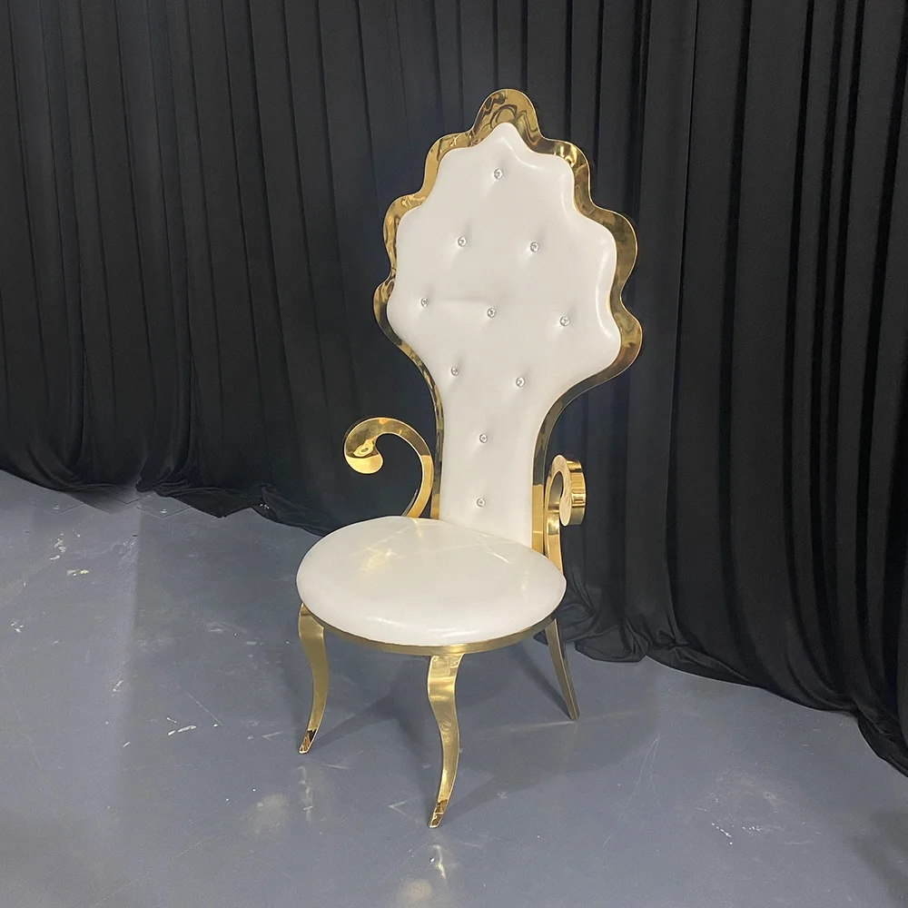 Contemporary Wedding Furniture Wedding Chairs Modern Design Soft Back High End And Faux Leather Throne Chairs For Sale