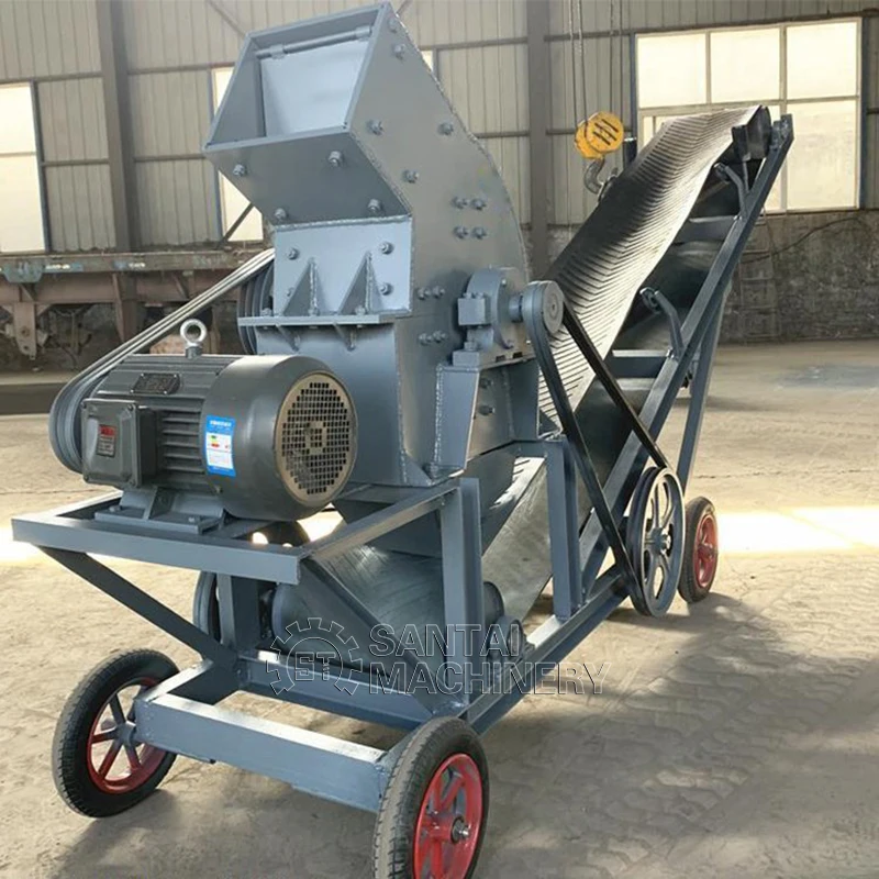 Limestone Granite High Yield Hammer Crusher Stone Construction Waste Sand Making Machine