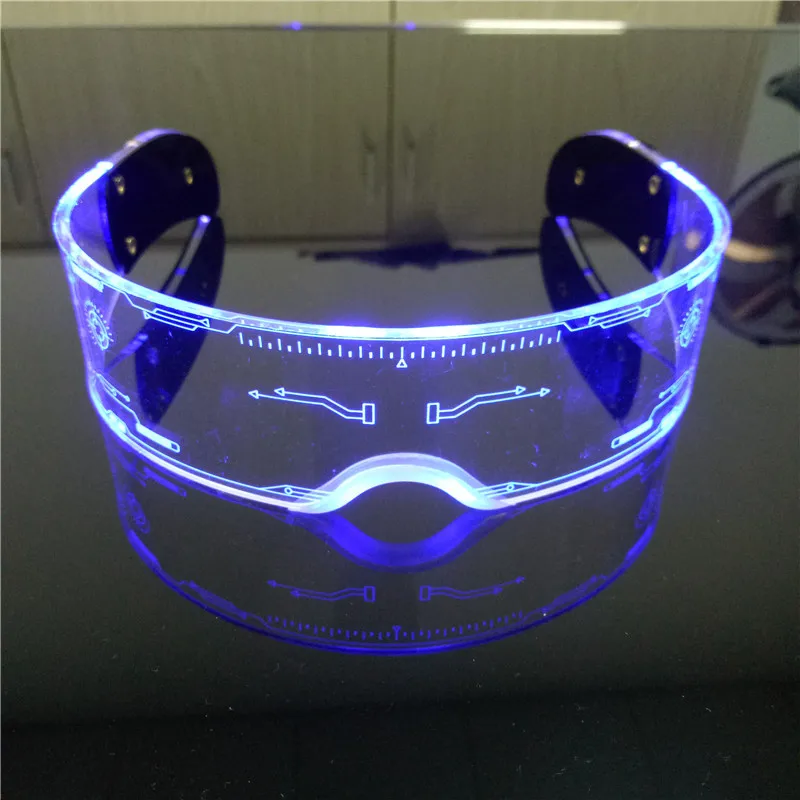 LED Luminous Colorful Technology Glasses Music Festival Christmas LED Glasses for Parties
