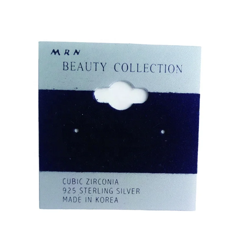 Factory direct Custom pp/pvc plastic hoop earring cards