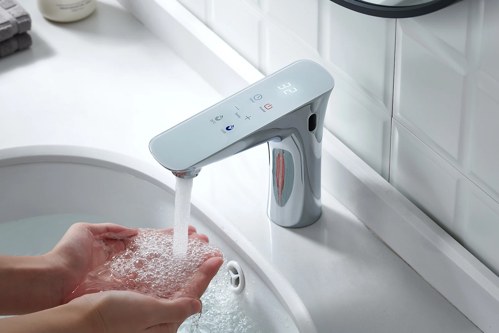 Stepon Bathroom Touchless smart water faucet Motion Sensor Stainless Steel Automatic Faucet Sensor Tap faucet sensor