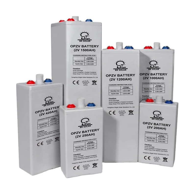 2V 200AH 1000AH 2000AH 3000AH Valve Regulated Lead Acid Tubular Plate Battery Solar OPZV OPZS Battery