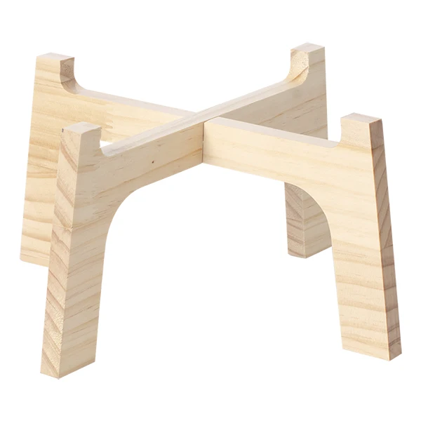 
Wholesale wooden pedestal indoor plant pot support stand for your home decoration 