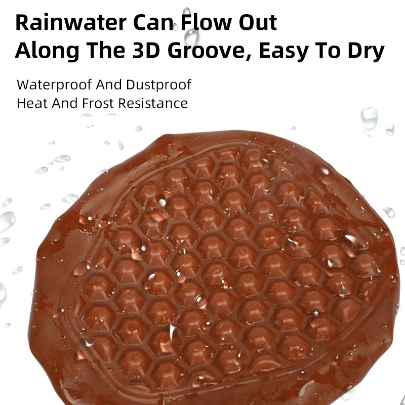 WEST BIKING E-bike Saddle Cover Comfortable Waterproof Breathable Cycling Saddle 3D Silicone Soft Cycle Seat Cover