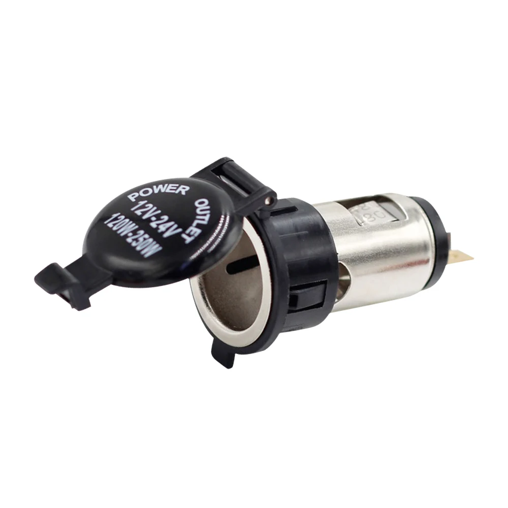DC12-24V розетка для прикуривателя с USB-разъемом водонепроницаемая автомобиля мотоцикла