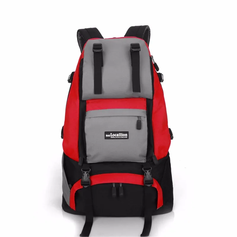 backpack manufacturer wholesale outdoor hiking bags waterproof wear-resistant sports travel backpack with shoes compartment