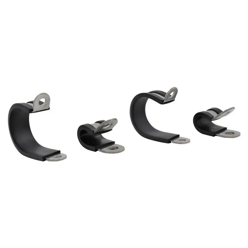 EPDM Rubber 304 Stainless Steel 28mm Diameter Rubber clamp W1 W2 W4 With PVC box