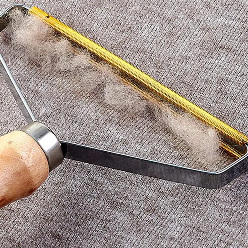 Pet Hair Travel Brush Handheld Dust Lint Coat Sweater Furniture  Double Sided Manual Lint Remover Clothes Lint Fuzz Shaver