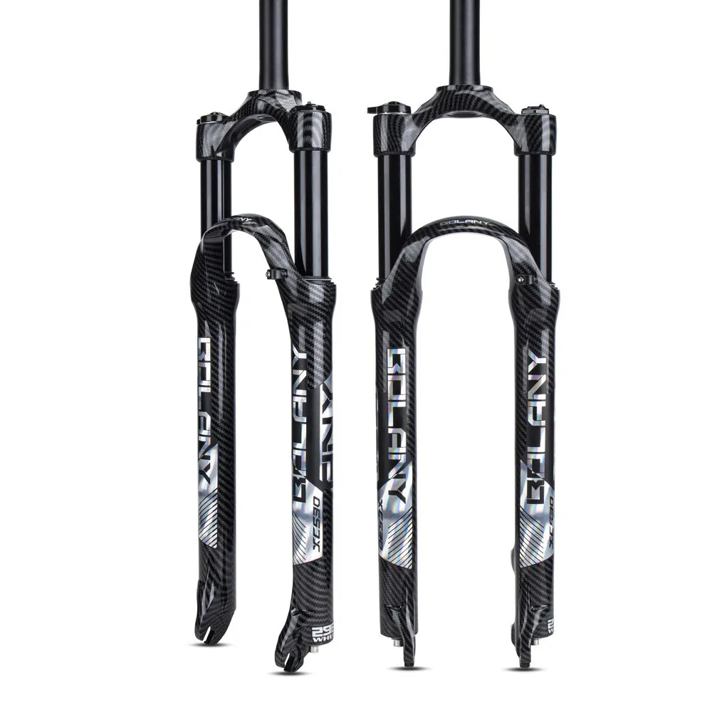 Bolany mountain bike bicycle front fork air fork shock absorber shock absorption air fork 27.5 29 inch shoulder control lock