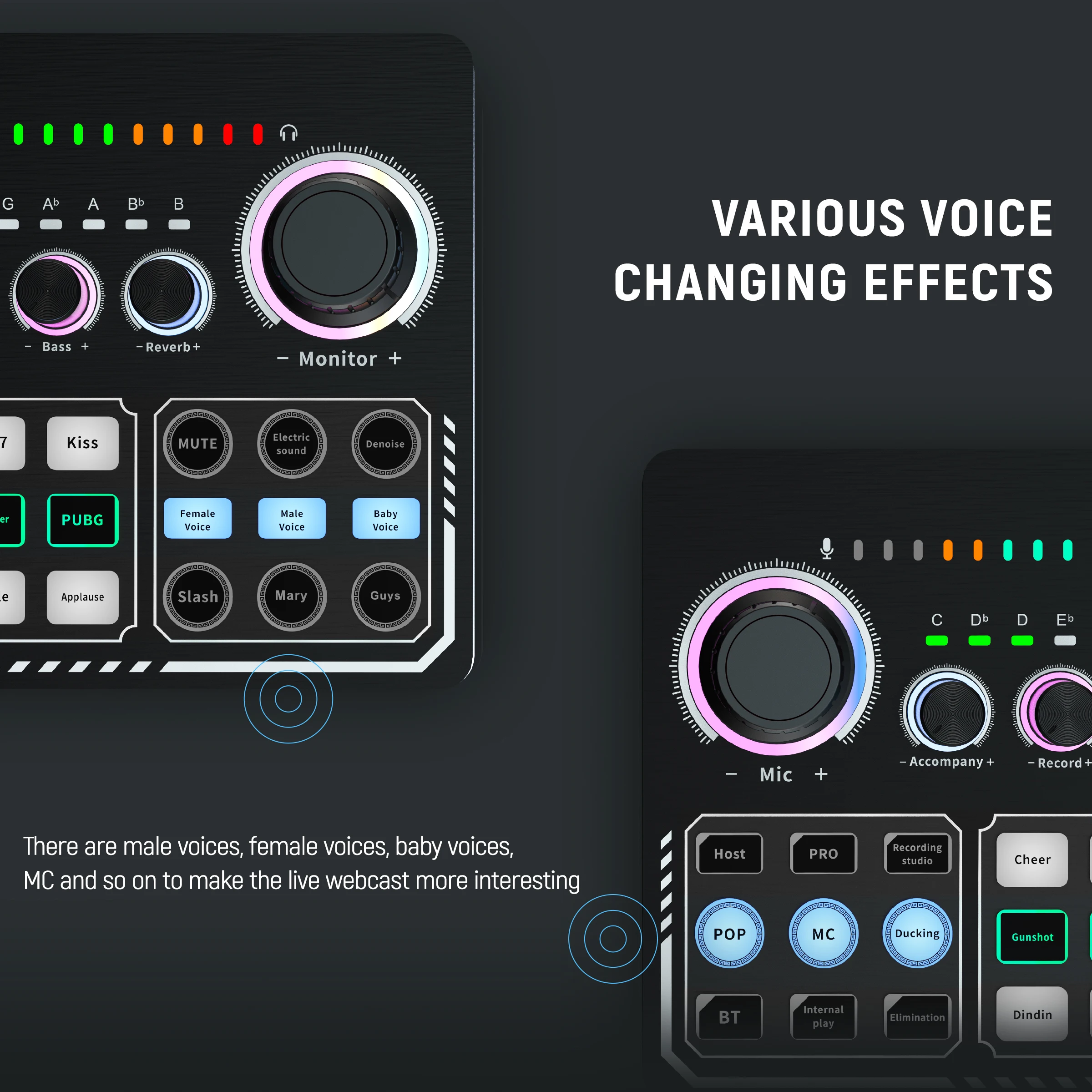 Fifine Professional Recording Studio Sound Cards Live Stream USB Sound Card Live Broadcast Audio Mixer With Mic