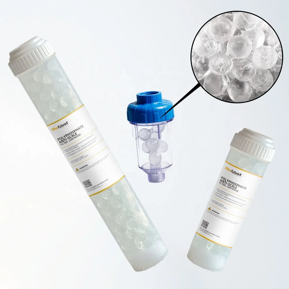 Whole House Water Filtration System Siliphos Ball Filter Cartridge Water Scaling Prevention Filter