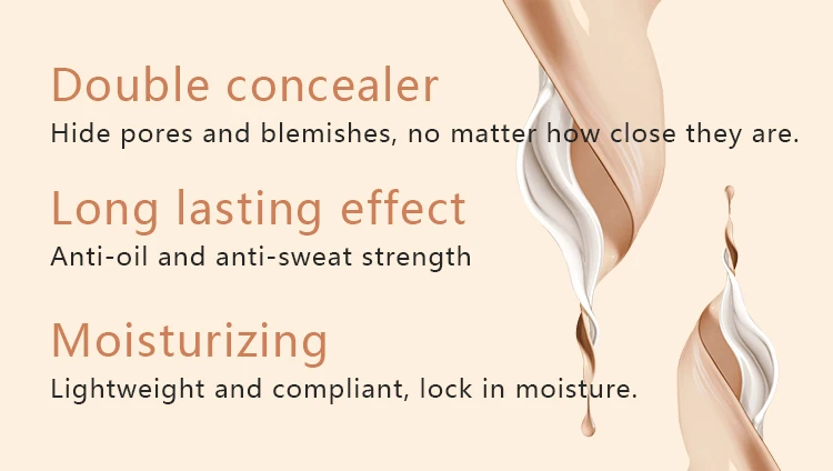 Korean Waterproof Vegan Hydrating Custom  Private Label DIY Makeup Serum Matte Foundation