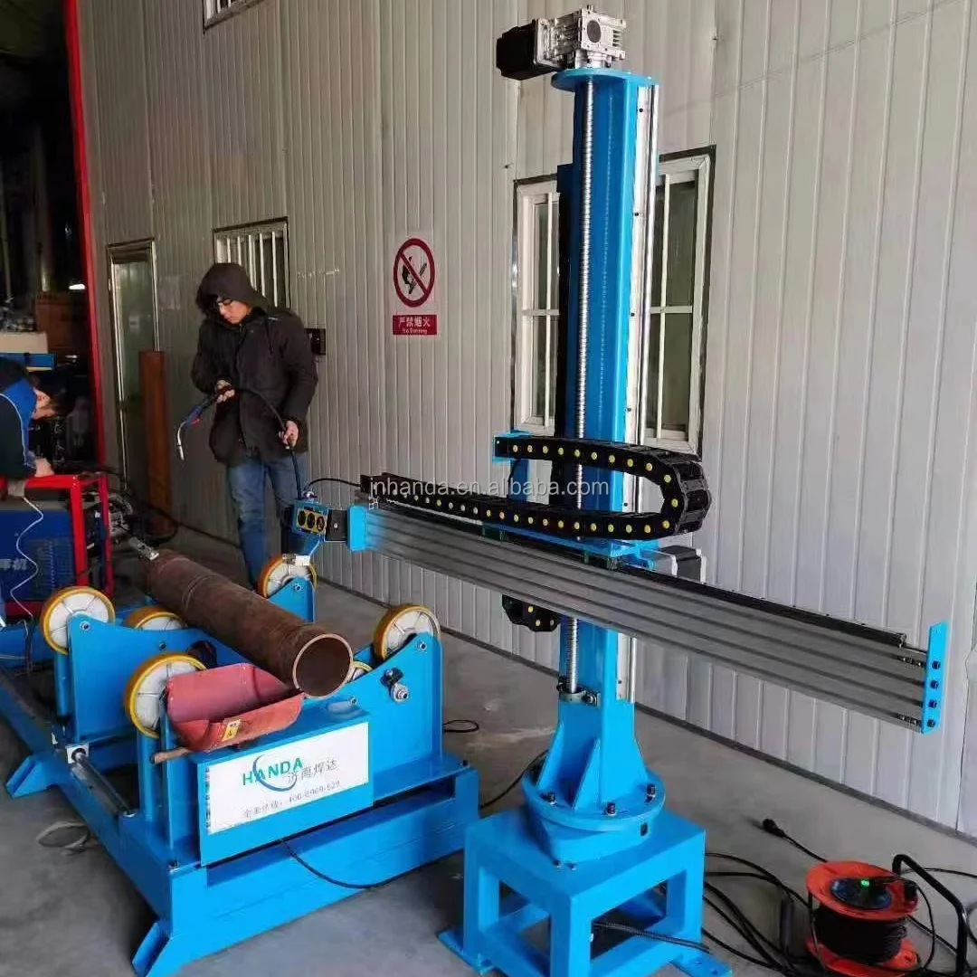 Chinese Brand Handa Hzf-500 Straight Seam Welding Machine Automatic Stainless Steel Pipe Metal Welding Equipment