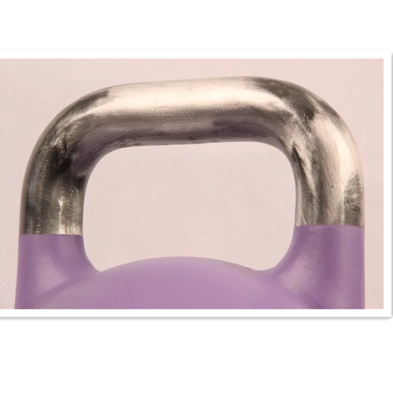 Rizhao New Power Fitness Online Shop Top Supplier Power Fitness Competition Cast Iron Coated Steel Weight Adjustable Kettle Bell