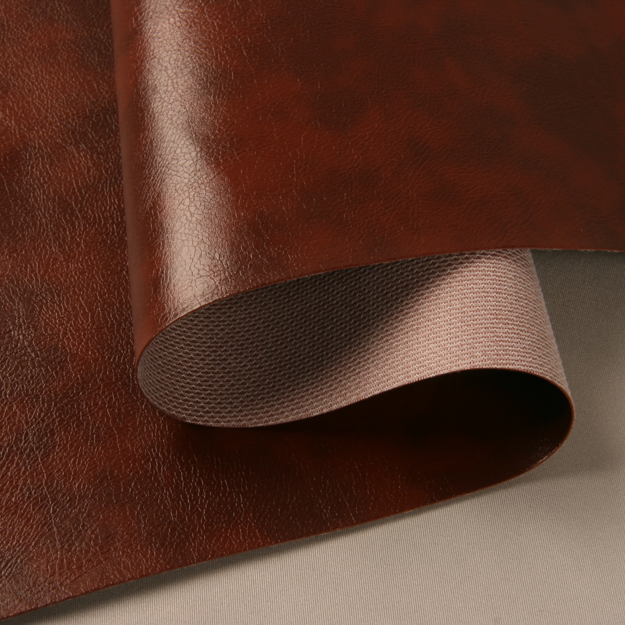 Wholesale Good Price Faux PVC Synthetic Material Smooth Solid Color Faux Leather