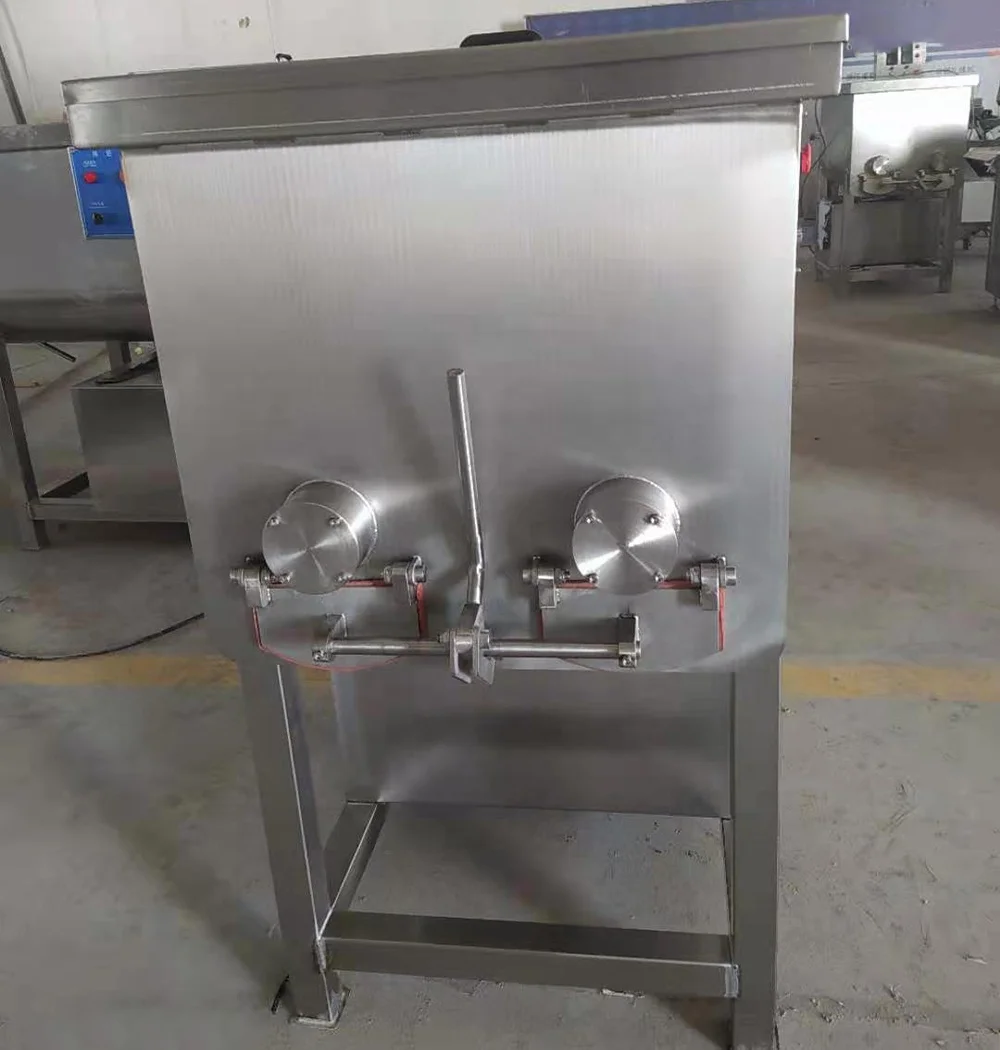 High efficiency stainless steel stuffing Meat vegetable Mixer 100kg 200kg Food Grade Industrial Sausage mince meat mixer machine