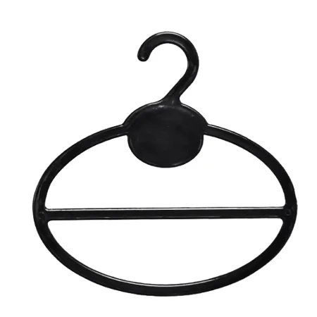 10pcs Multifunctional Coat Scarf Hanger Circle Shape Ring Home Slot Shawl Ties Belts Display Organizer Holder Storage Bedroom