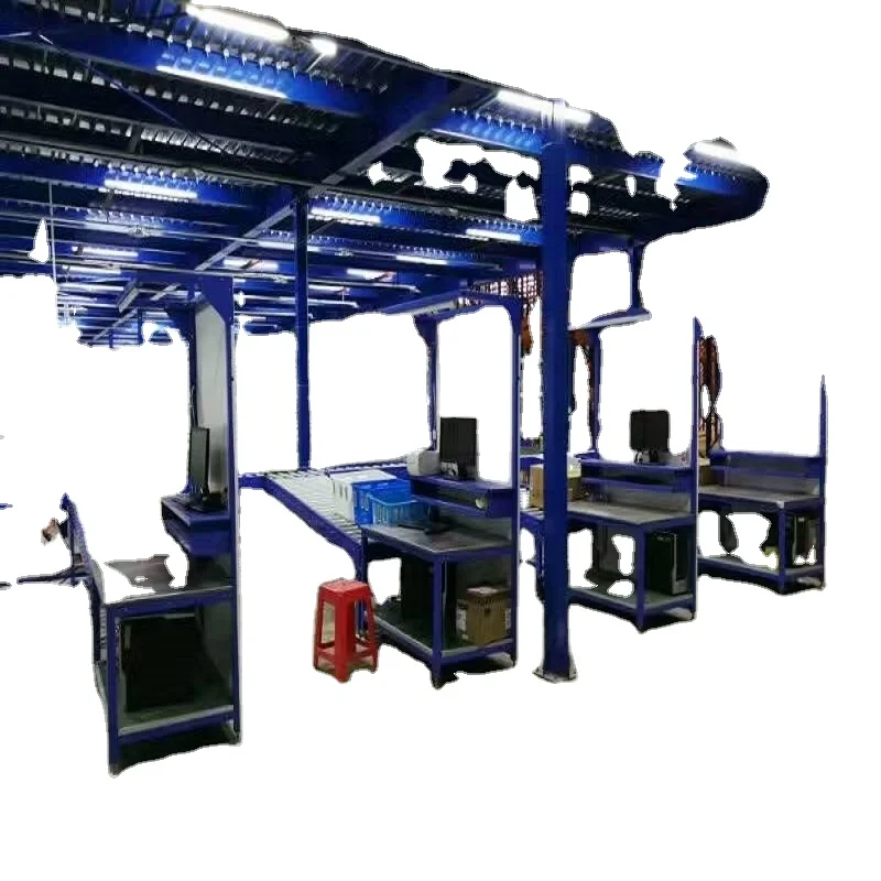 growing racks Aluminium Roller with Wheels Carton Flow Rack vertical grow rack
