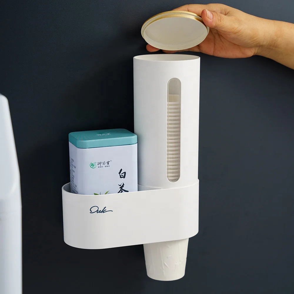 Kitchen Plastic Holder Disposable Paper Cup Dispenser