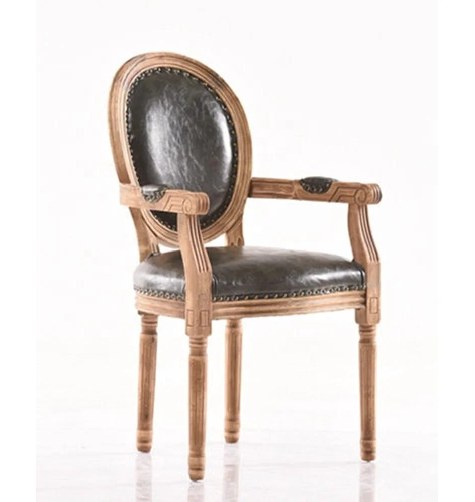 Classic design indoor furniture wood chair antique style dining room chairs high quality modern dining chair
