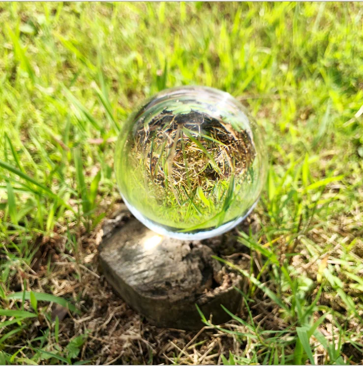 Super Magic Clear Seven Color Crystal Ball personalized solid crystal ball magic crystal ball sale