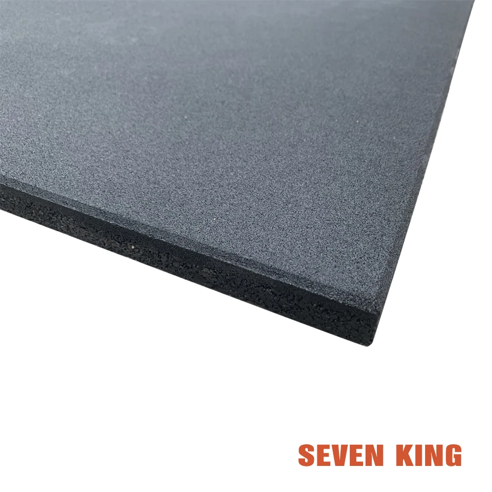 High Quality  Waterproof Fireproof Black Rubber Sheet Flooring Mat