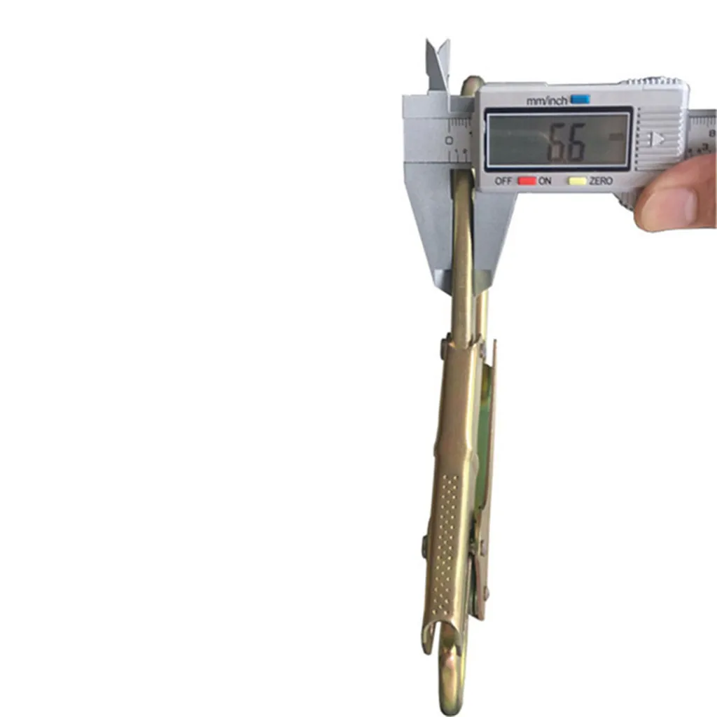 110 mm*218 mm CE certification 25 Kn Factory Double Action Safety  Steel Snap Hook Large Gate Hook Double-locking hook