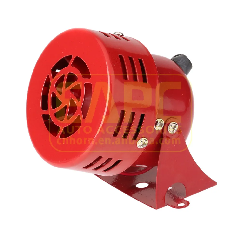 E015-1 Factory direct sales Siren horn red 12V fan blade buzzer horn alarm bagpipe Fire Siren