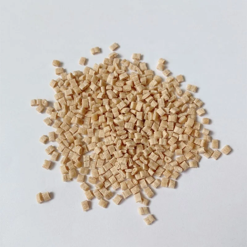 Wood Degradable PP Plastic Particles With Wood Slag Fiber For Toy