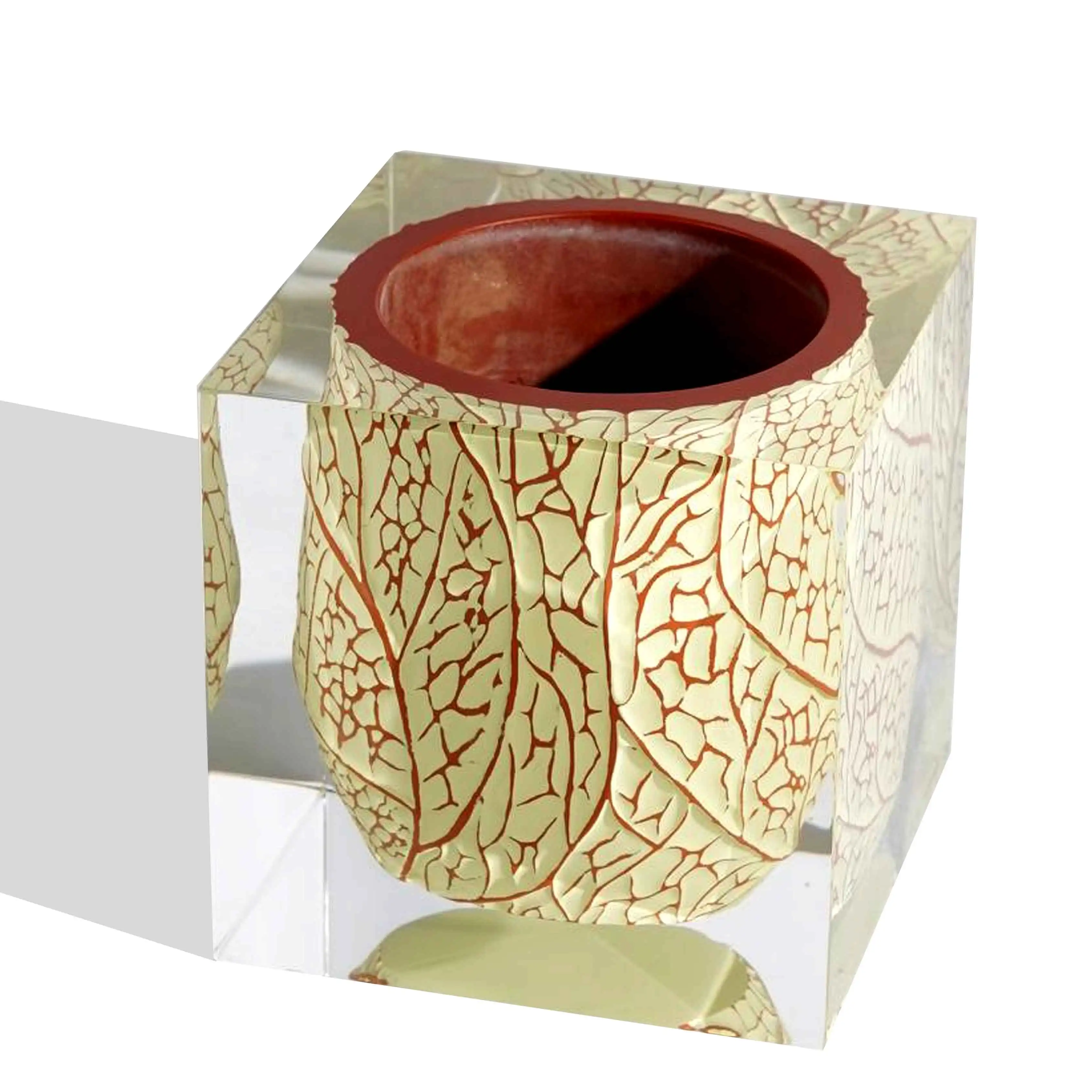 colorful Minimalist home decor flower decoration wedding centerpiece clear glass Acrylic resin vase for table decoration