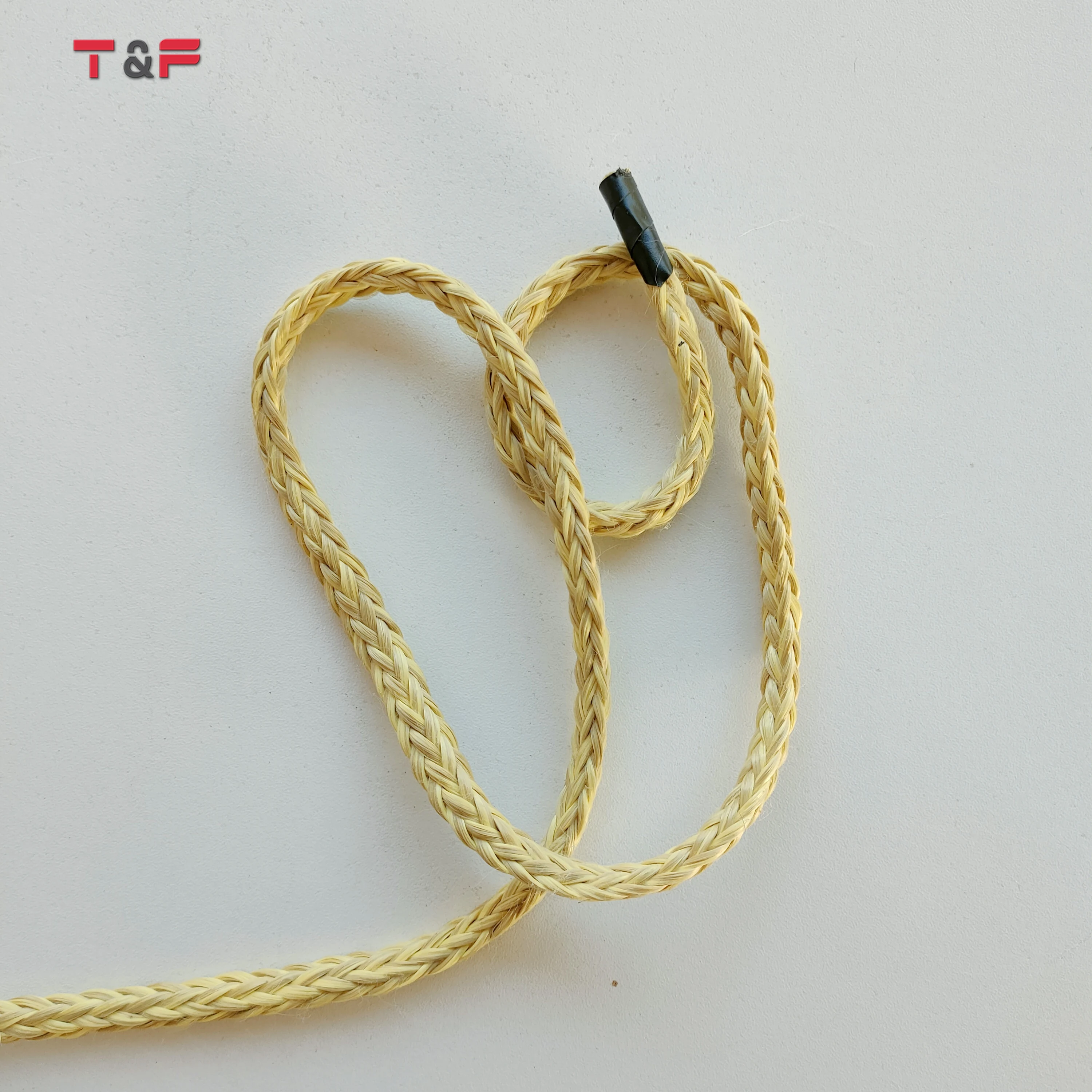 Abrasion Resistant Aramid Cord Braided Aramid Rope Technora Rope