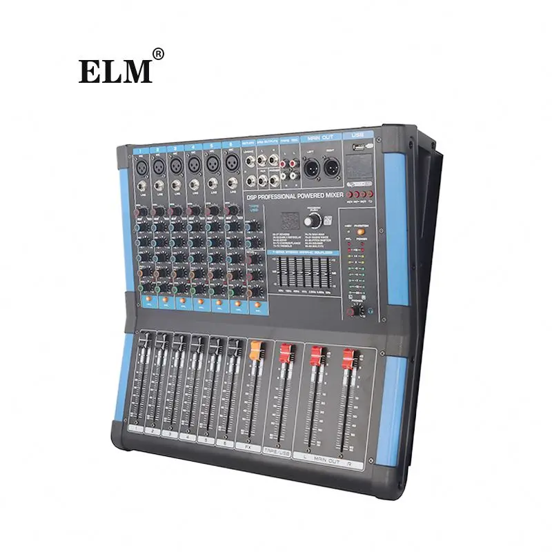 350W 99Dsp Mixing Usb Powered Console Professional Audio Power Amplifier Mixer