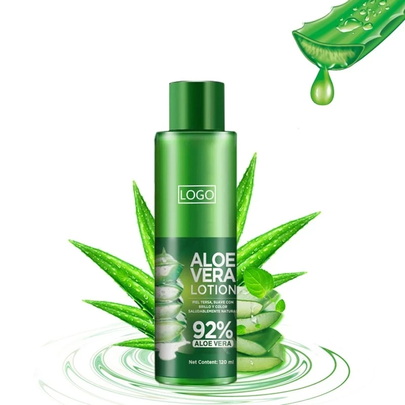 OEM Private Label Natural Organic Aloe Vera Moisturizing Skin Whitening Body Lotion for Black Skin