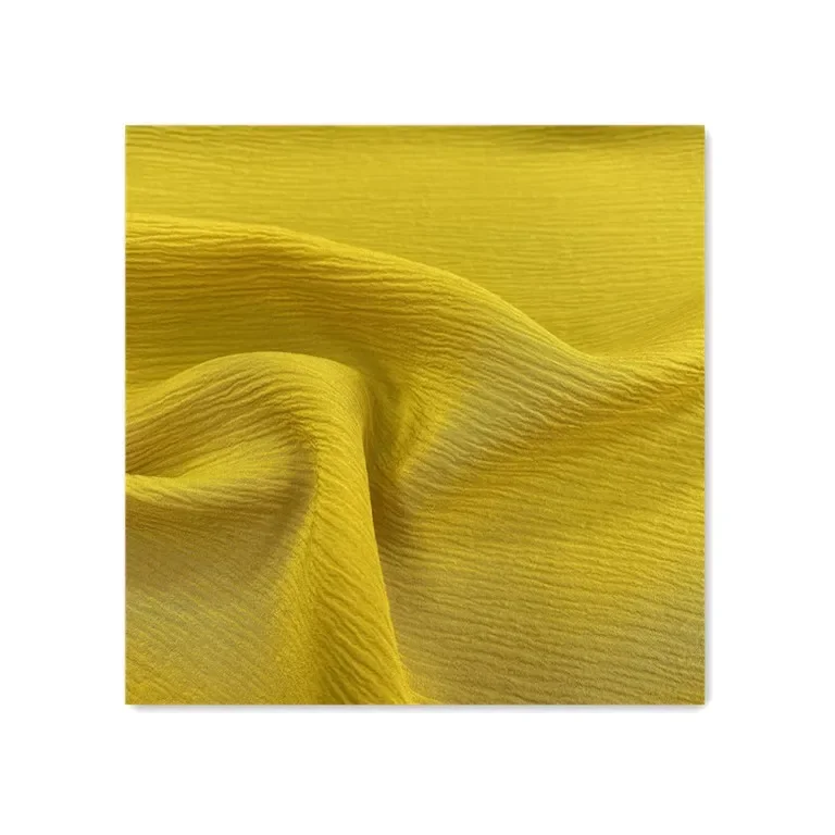 Manufacturer Wholesale 100% Silk Crinkle Georgette Silk Crepe De Chine Fabric for Garment