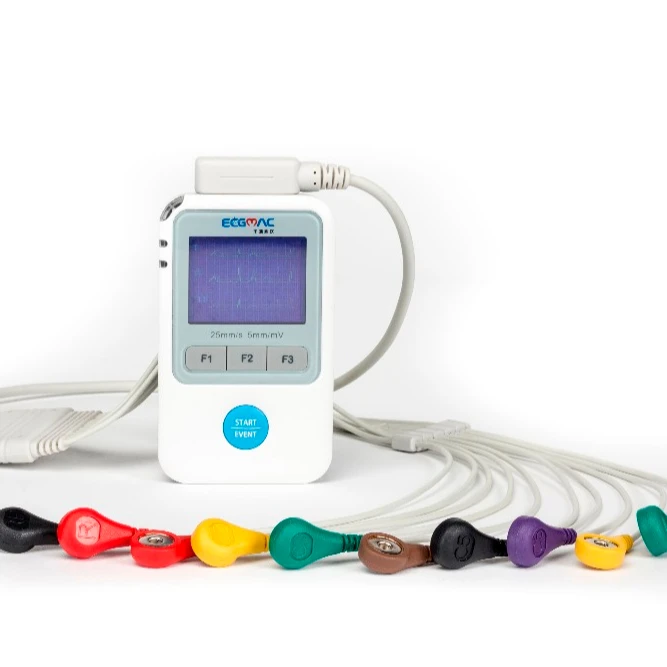 Горячая распродажа! 12-канальный 24 часа в сутки, монитор ЭКГ Холтеру сердечный монитор дисплей