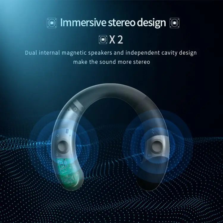 BT wireless neck speaker