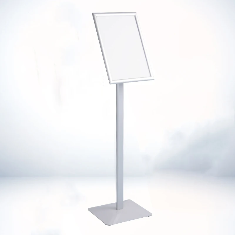 Heavy Duty Pedestal Sign Holder Floor Stand Sign Stand Poster Stand Black and Silver for A2 and A3
