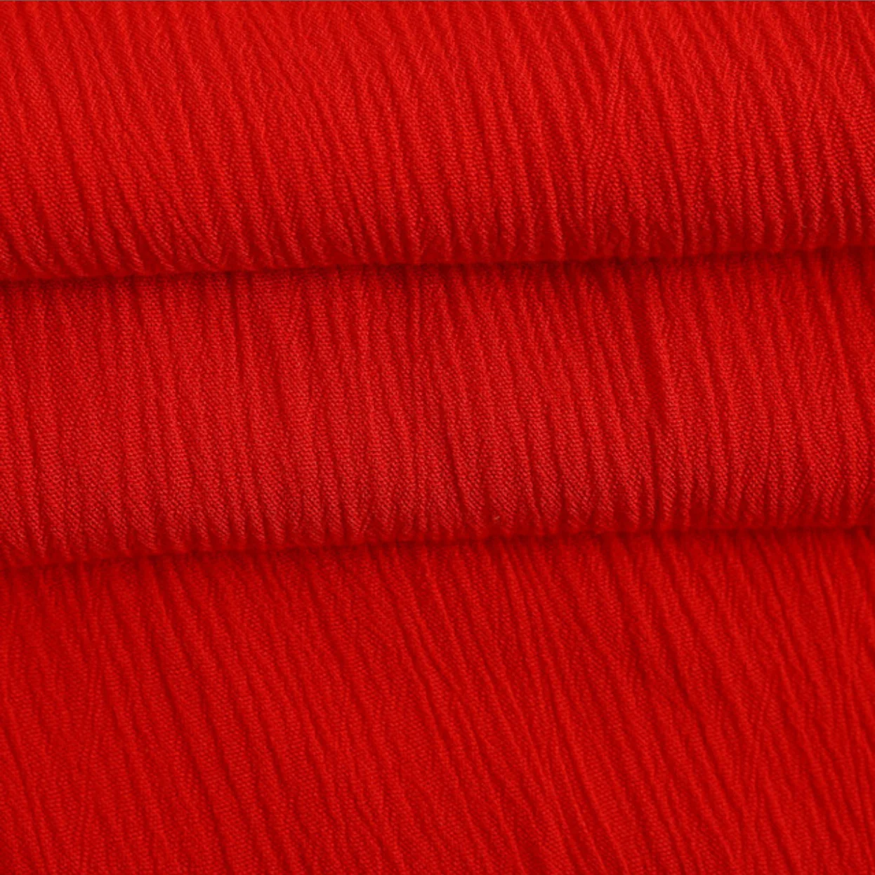 many colors ready in stock 100% rayon viscose crinkle fabric for lady garment