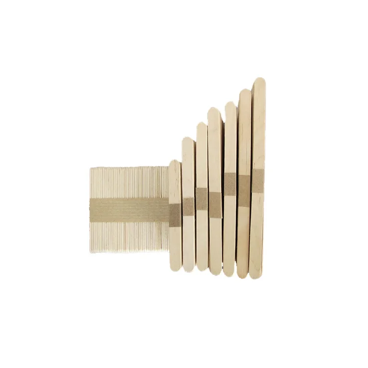 Hot Sale Disposable Birch Wood Popsicle Sticks Ice Cream Sticks