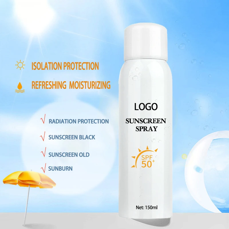Private Custom Logo Facial Sunscreen Spf 50  Skin Whitening Sunblock Moisturizing Sun Protection Face Lotion  Cream Sunscreen